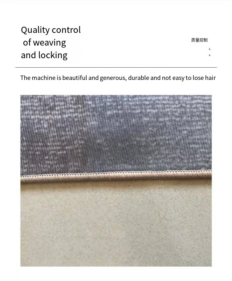 VIKAMA Modern Simple Crystal Pile Household Carpet