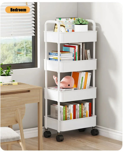 Mobile Storage Rack Trolley Household Kitchen