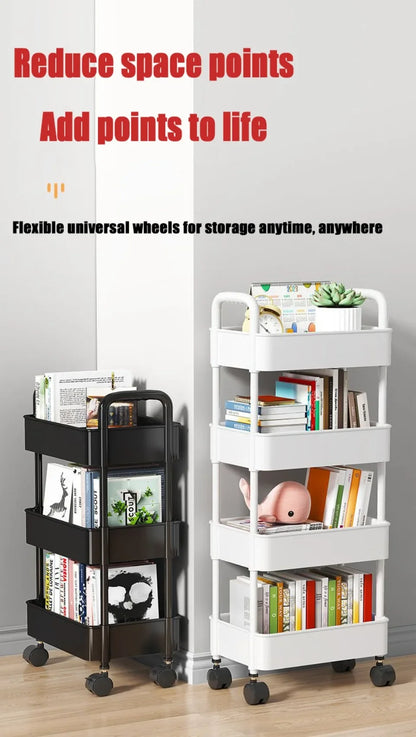 Mobile Storage Rack Trolley Household Kitchen