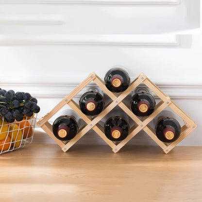 Wooden Wine Rack Wine Holders Kitchen