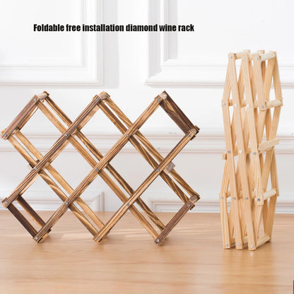 Wooden Wine Rack Wine Holders Kitchen