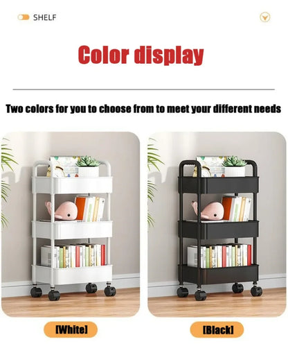 Mobile Storage Rack Trolley Household Kitchen