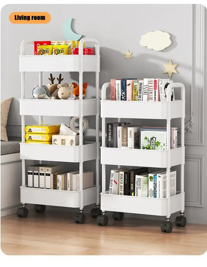 Mobile Storage Rack Trolley Household Kitchen