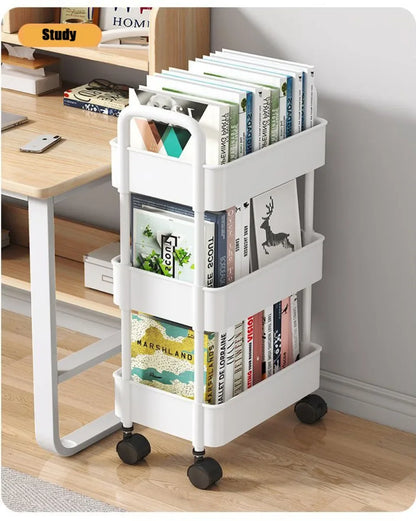 Mobile Storage Rack Trolley Household Kitchen