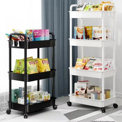 Mobile Storage Rack Trolley Household Kitchen