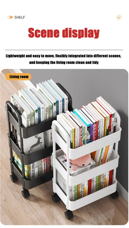 Mobile Storage Rack Trolley Household Kitchen