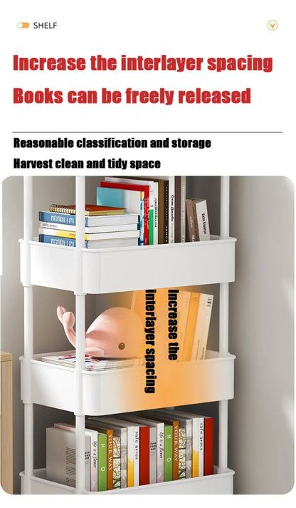 Mobile Storage Rack Trolley Household Kitchen