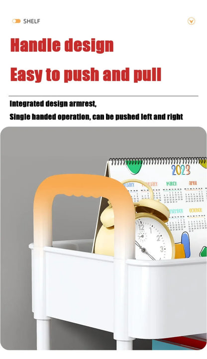 Mobile Storage Rack Trolley Household Kitchen