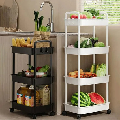 Mobile Storage Rack Trolley Household Kitchen