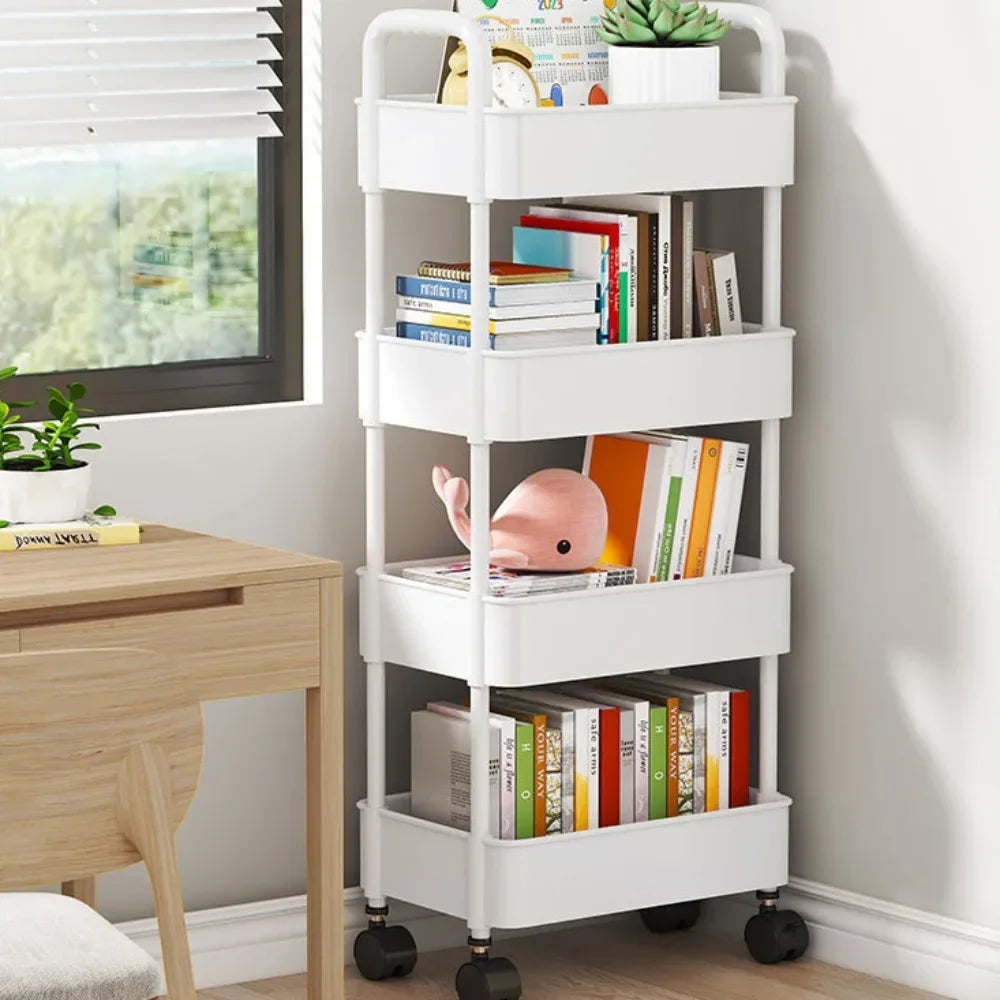 Mobile Storage Rack Trolley Household Kitchen