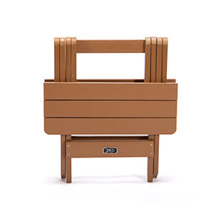Portable Folding Side Table Square All-Weather And Fade-Resistant
